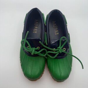 Ralph Lauren Duck Boots Vintage 1990's MaKenna Kelly Green Maine Waterproof Size